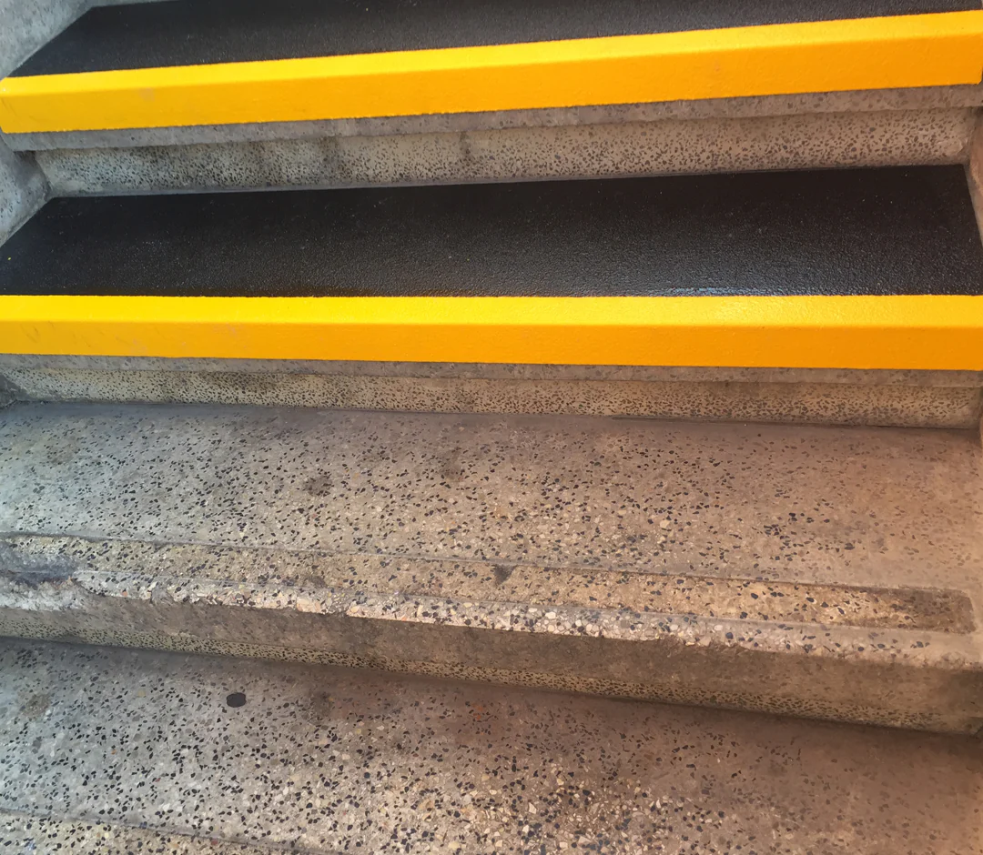 9" Deep FRP Step Covers (1" Nose)